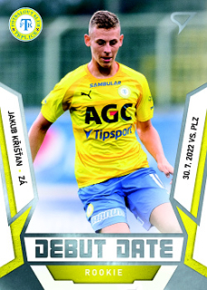 Jakub Kristan Teplice SportZoo FORTUNA:LIGA 2022/23 2. serie Debut Date Rookie #DR-23